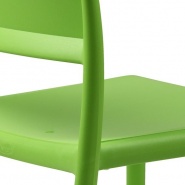 Krzesło sztaplowane z tworzywa Nardi RIVA - ND