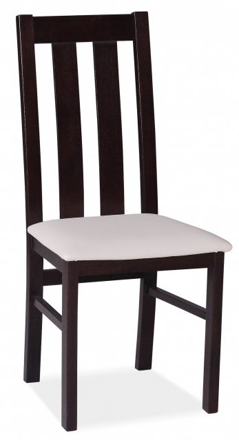 Krzesło drewniane z tapicerowanym siedziskiem 10 - DM
