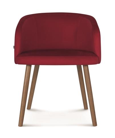 Fotel tapicerowany B-1524 SKIP na drewnianych nogach - R