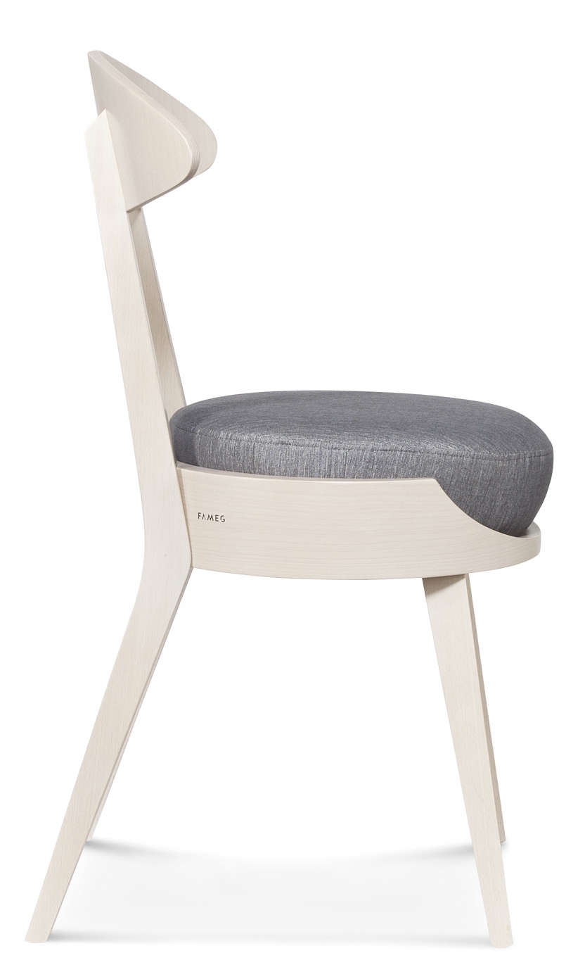 Krzesło Fameg z grubym tapicerowanym siedziskiem A-1505 UMA - R