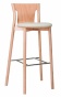 HR-PM-H-2160 TOLO hoker drewniany w wersji z tapicerowanym siedziskiem