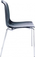 K-SES-ARA Krzesło czarny transparent
