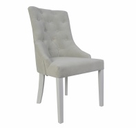 Krzesło Chesterfield w tkaninie plamoodpornej 