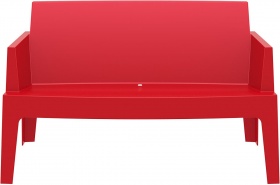 SO-SES-BOKSI Sofa czerwony