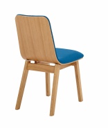 K-PM-A-DUB krzesło drewniane w wersji tapicerowanej