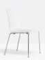 Eleganckie krzesło gastronomiczne w kolorze białym 