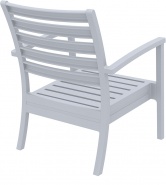 F-SES-MISTRAL XL Fotel srebrny szary