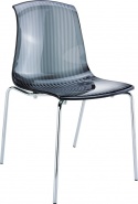 K-SES-ARA Krzesło czarny transparent