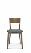 Krzesło do kawiarni z tapicerowanym siedziskiem
