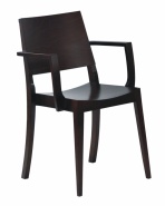 Drewniane fotele do minimalistycznych wnętrz gastronomicznych  (5)