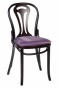 K-MJ-A-1901 krzesło drewniane w wersji z tapicerowanym siedziskiem