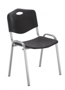 Krzesło do wyposażenia biur z siedziskiem i oparciem z tworzywa sztucznego