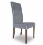 Eleganckie krzesło do restauracji hotelowej w tkaninie velvet
