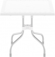 ST-SES-FOZA RATTAN Stół składany biały