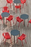 Fotele gastronomiczne do wyposażenia tarasu w restauracji 