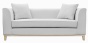 Sofa dwuosobowa ARGO 2 z drewniana podstawą - ADS