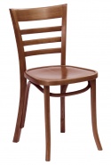 Krzesło drewniane nietapicerowane do restauracji z możliwością używania na zewnątrz