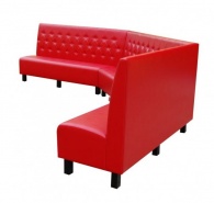 Loża tapicerowana do restauracji SONIA h110 cm