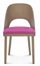 Krzesło drewniane A-1411 AVOLA z tapicerowanym siedziskiem - R 1