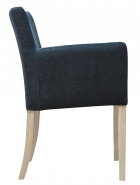 Fotel drewniany tapicerowany ORA - ADS