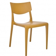 Krzesło w kolorze żółtym