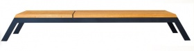 Leżanka metalowo-drewniana RAP - RO