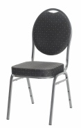 Krzesła bankietowe z tapicerowanym siedziskiem i oparciem