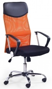 Designerski fotel biurowe, dwukolorowy 