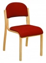 Krzesło sztaplowane z tapicerką ARTI A - DS 3