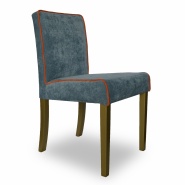 Eleganckie krzesło do lokalu złote nogi