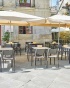 Parasol kwadratowy na taras hotelowy IGO 300 - PE