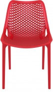 Czerwone krzesło na zewnątrz do lokali gastronomicznych 