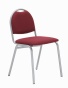 Krzesło konferencyjne tapicerowane na stalowej ramie 
