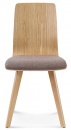Krzesło z drewna bukowego lub dębowego A-1601 CLEO - R 1