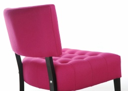 K-MJ-M-9441 krzesło w wersji tapicerowanej z pikowaniem wykonane z drewna