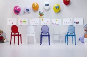 Krzesła dla dzieci do stołówki 