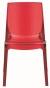 K-GS-FEME Krzesło (czerwony transparentny)