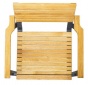 Fotel metalowo-drewniany RAP - RO