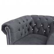 Sofa Chesterfield 3-osobowa ROY 3 BL - RP