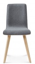 Krzesło drewniane z tapicerowaną nakładką A-1605 CLEO - R 6