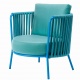 Fotel - niebieski