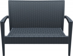 SO-SES-MIA Sofa ciemnoszara