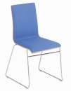 Krzesło tapicerowane na płozach CAFE VII CFS ROD B PLUS - NS 4