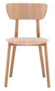 K-PM-A-4231 LOF krzesło drewniane w wersji nietapicerowanej nadające się na zewnątry