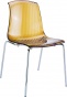K-SES-ARA Krzesło bursztynowy transparent
