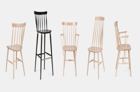 Nowoczesne krzesła z wysokiej jakości drewna do wyposażenia restauracji