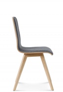 Krzesło drewniane z tapicerowaną nakładką A-1605 CLEO - R