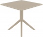 ST-SES-KYS 80x80 Stół taupe