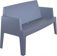 SO-SES-BOKSI Sofa ciemnoszary