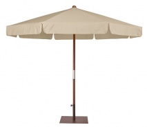 Kremowy parasol do gastronomii